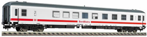 Fleischmann 5186 - IC/EC BordBistro coach with seating compartments in ICE livery, type Arkimbz.262.2 of the DB AG