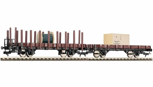 Fleischmann 520956 - German Stake Car Set loaded w. Cable Drums of the DB
