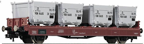 Fleischmann 523301 - Container Carrier Wagon type Lbs 583