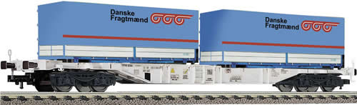 Fleischmann 524104 - Container carrying wagon w. containers