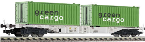Fleischmann 524106 - Container carrying wagon w. containers