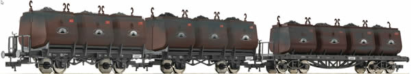 Fleischmann 526506 - 2pc Coal Bucket Car Set