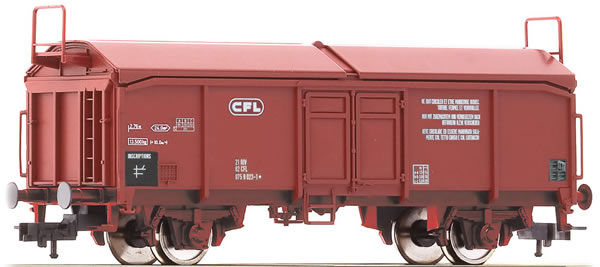 Fleischmann 533403 - Luxembourgian Sliding Roof Wagon Tcms/Utz of the CFL     