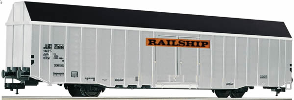 Fleischmann 537601 - German Large Capacity Goods Van RAILSHIP of the DB
