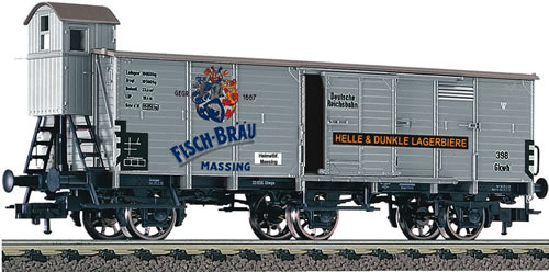 Fleischmann 538004 - DRG 3-axle beer wagon with brakeman’s cab