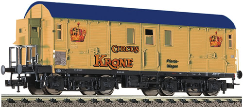 Fleischmann 539502 - German Wagon for Horse Transportation type Hakrs-v346 of the Circus Krone of the DB