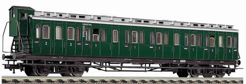 Fleischmann 5689 - 4-axled, 1st/2nd class compartment coach with brakemans cab, type AB4 (BCpr04) of the DB