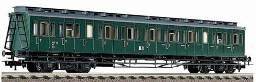 Fleischmann 5785 - Compartment coach 2nd class, 4-axled, type B4 (C4trp04) of the DR