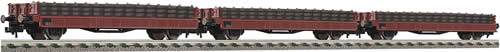 Fleischmann 581209 - Set: wagons transport. of ties, DR