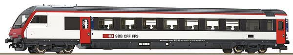 Fleischmann 6260018 - Swiss 2nd class control cab coach for EW-IV push-pull trains of the SBB