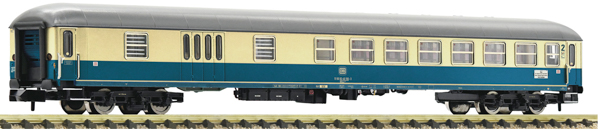 Fleischmann 6260037 - German 2nd Class Express Train Coach with Baggage Compartment of the DB