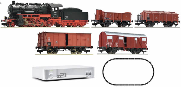 Fleischmann 631583 - German Digital Starter Set w. z21 and Br 56 + Freight Train