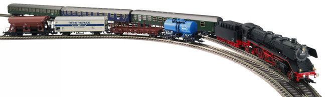 637081 - The digital PROFI-START - with PROFI-BOSS and DCC-loco. With two trains