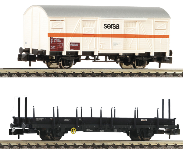 Fleischmann 6660042 - Swiss 2 piece set: Track maintenance train, SERSA