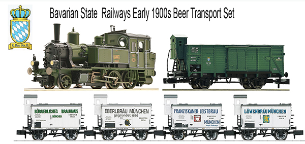 Fleischmann 7070851 - Bavarian Era I Beer Transport Set