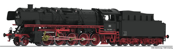 Fleischmann 714401 - German Steam Locomotive Class 044 with coal tender of the DB