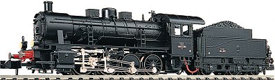 Fleischmann 7153 - Tender locomotive as used in many European countries, delivery in lettering of the SNCF with tender 