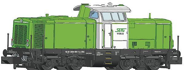 Fleischmann 721213 - Austrian Diesel locomotive V 100.53 of the SETG