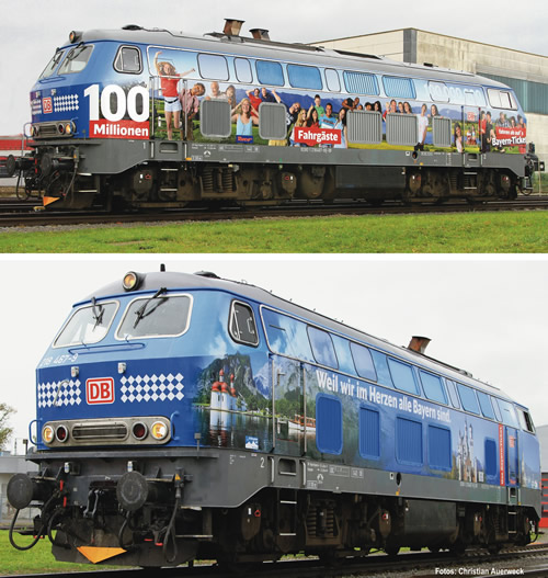 Fleischmann 723609 - German Diesel Locomotive 218467-9 100 of the DB AG