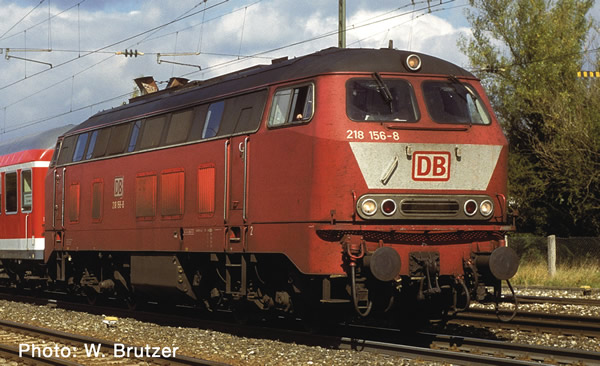 Fleischmann 724220 - German Diesel Locomotive Class 218 of the DB-AG