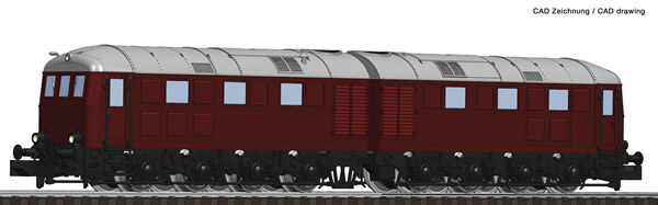 Fleischmann 725100 - German Diesel Electric Double Locomotive D 311 of the DB