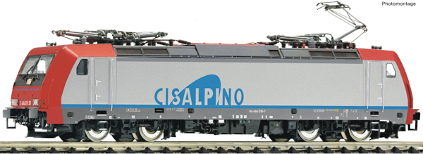 Fleischmann 7570017 - Swiss Electric Locomotive Re 484 018-7 of the Cisalpino (w/ Sound)