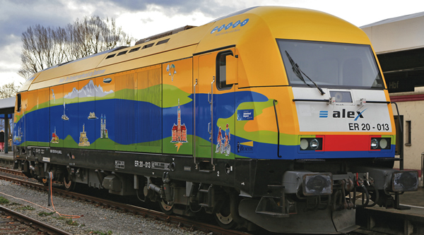 Fleischmann 781901 - Diesel locomotive class 223, alex                