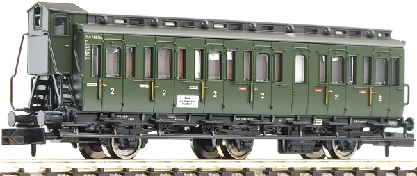 Fleischmann 807001 - 3-axled 2nd class compartment coach with brakeman‘s cab, type C3 pr11 DB