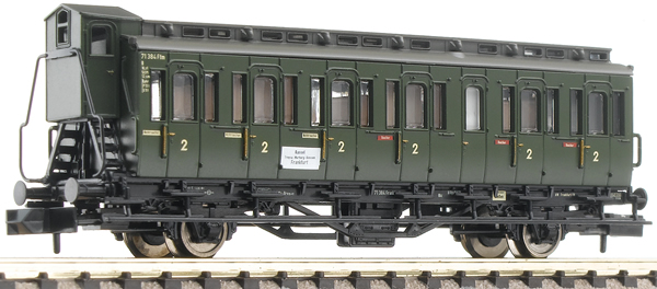 Fleischmann 807101 - 2-axled 2nd class compartment coach with brakeman‘s cab, type C pr21 DB