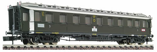 Fleischmann 808301 - Express coach 3. class, type C 4ü pr08 of the DRG, with tail end indicators