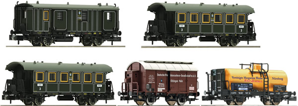 Fleischmann 809003 - German „Goods train with passenger transportation (GmP)“ of the K.Bay.Sts.B