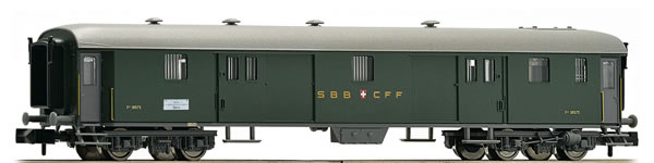 Fleischmann 813003 - Swiss Baggage Car Type Dof the SBB          