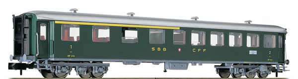 Fleischmann 813803 - Swiss Passenger Car 1/2.Class Type AB of the SBB