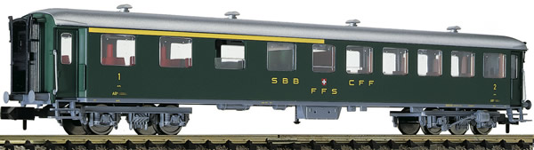 Fleischmann 813804 - 1st/2nd class express train passenger coach type AB (conversion car) SBB