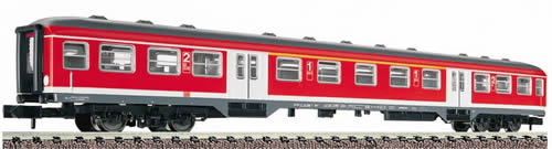 Fleischmann 8147 - Local control-cab coach RegionalBahn in traffic red livery, 1st/2nd class, type ABn.417 of the DB 