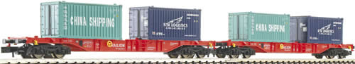 Fleischmann 825502 - 2-piece container wagon set
