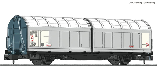 Fleischmann 826251 - Sliding wall wagon CD Cargo