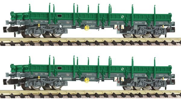 Fleischmann 826705 - Spanish 2 piece set: Flat wagons of the RENFE