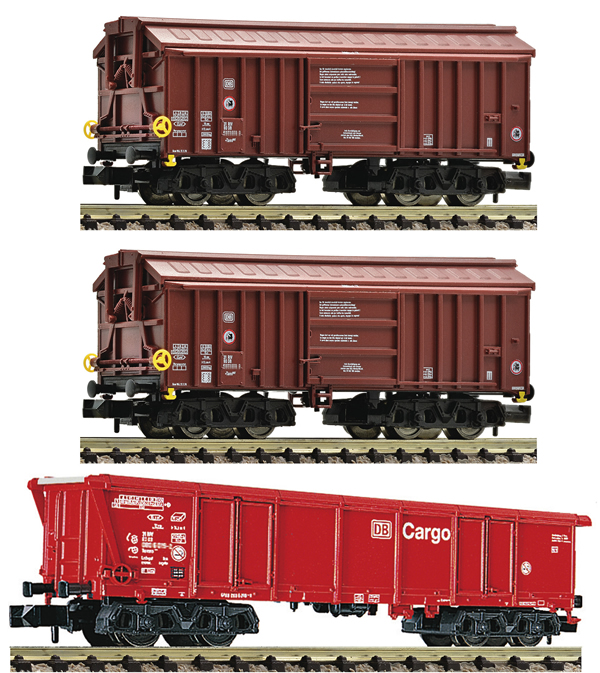 Fleischmann 829357 - 3 piece set: clay transpor wagons(Set 1)    