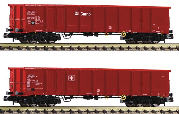 Fleischmann 830251 - German 2 piece set: Open goods wagons of the DB AG