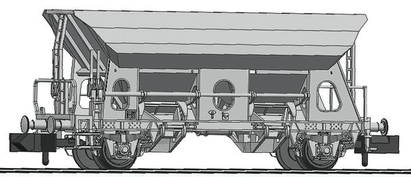 Fleischmann 830353 - Swiss Self unloading hopper wagon of the SBB