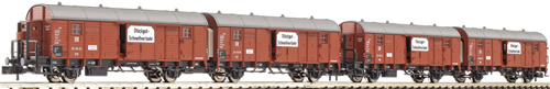 Fleischmann 830683 - Digital Goods Wagon Set  w/operationall doors and lights