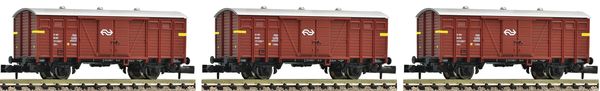 Fleischmann 833303 - Dutch 3 piece set: General cargo transport of the NS
