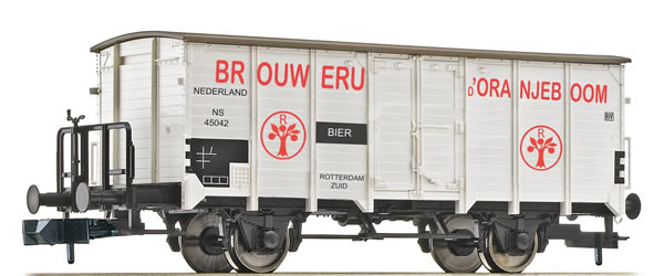 Fleischmann 834108 - Refrigerator wagon BROUWERIJ ORANJEBOOM that operates for the NS
