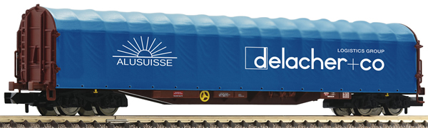 Fleischmann 837707 - Slide tarpaulin wagon                 