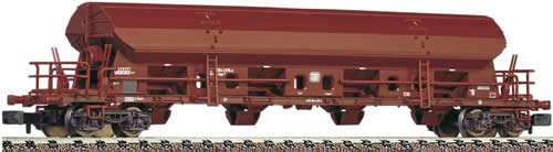 Fleischmann 845401 - Swing roof wagon 4 axle, brown, DB