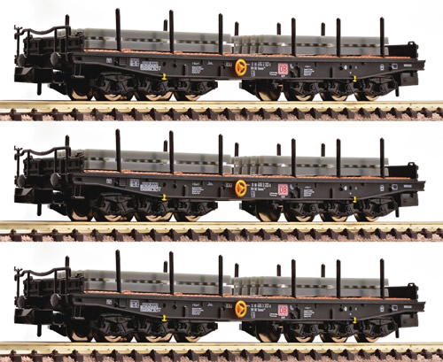 Fleischmann 845501 - Set: heavy duty wagon Samms, w. load