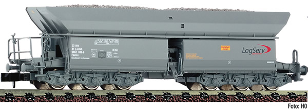 Fleischmann 852705 - Self unloading hopper wagon type Faalns Logserv