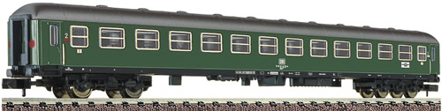 Fleischmann 864901 - German 2nd Class Express Coach type B4üm with tail lights of the DB