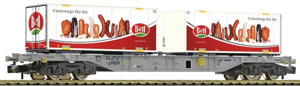 Fleischmann 865243 - Swiss Container carrier wagon of the AAE